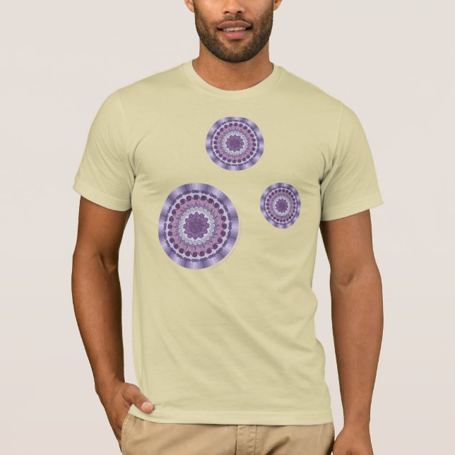 Camisa oscura de los hombres de Wind Mandala (Anverso)