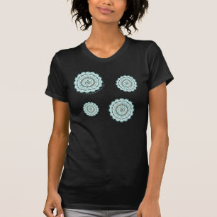 Camisa oscura de mujer de tejido de loto