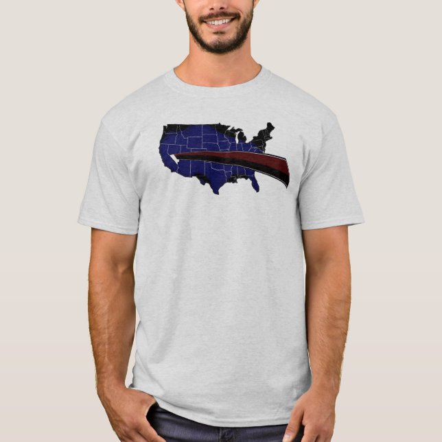 Camisa oscura del logotipo de la nación del búfalo (Anverso)