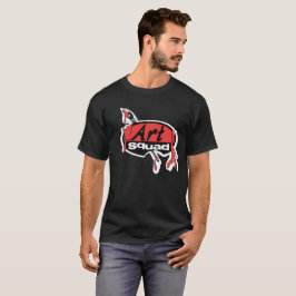 Camisa oscura del pelotón del arte