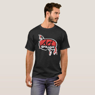 Camisa oscura del pelotón del arte