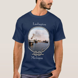 Camisa oscura Ludington Car/Rail Ferries