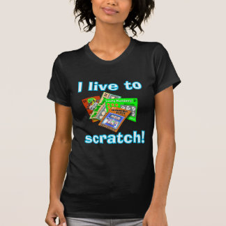 Camisa oscura Scratch-Off de lotería