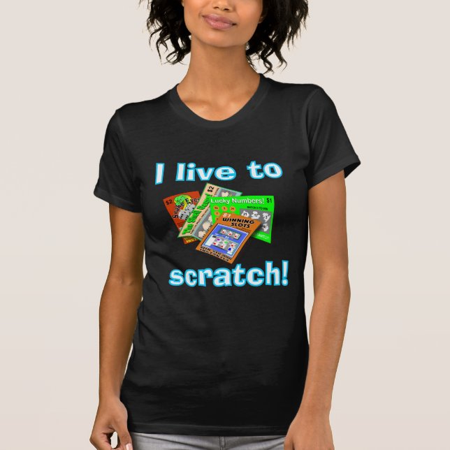 Camisa oscura Scratch-Off de lotería (Anverso)