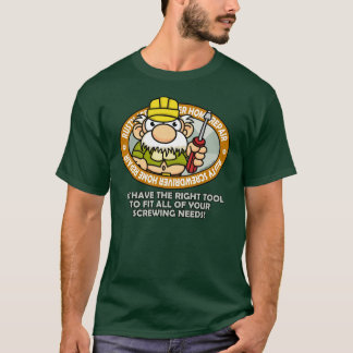 Camisa oxidada del destornillador