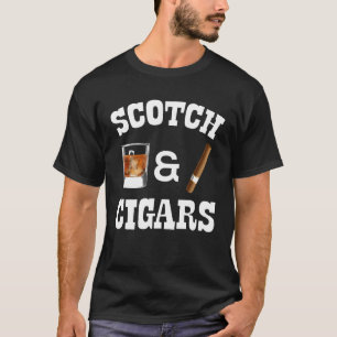 Camisa para bebedor de escocés y fumador de puros