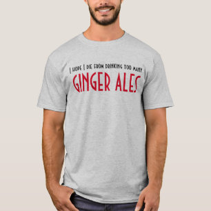 camisa para bebedores de jengibre