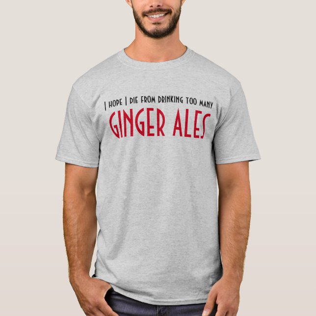 camisa para bebedores de jengibre (Anverso)