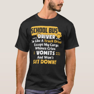 Camisa Para Conductor De Autobús Escolar