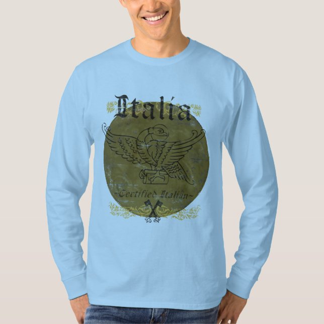 Camisa para hombre certificada de la manga larga (Anverso)