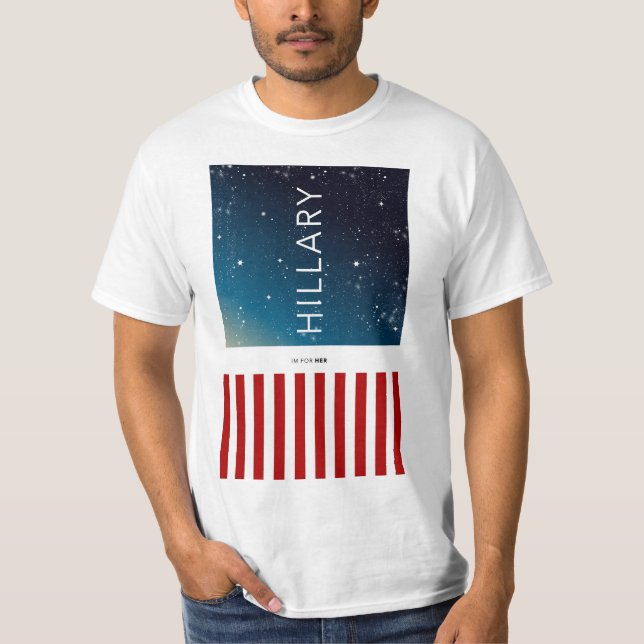 Camisa para hombre de Hillary Clinton (Anverso)
