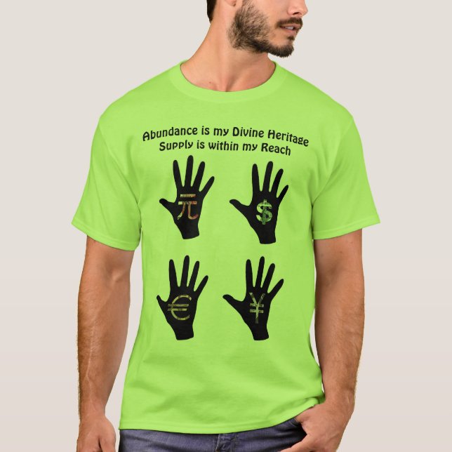 Camisa para hombre de la abundancia (Anverso)