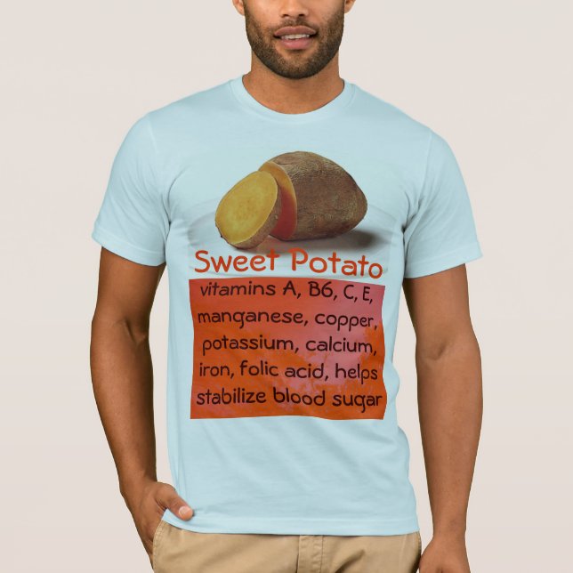camisa para hombre de la patata dulce (Anverso)