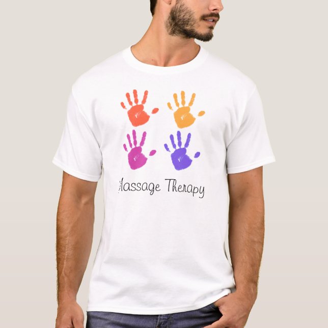 Camisa para hombre de la terapia del masaje (Anverso)