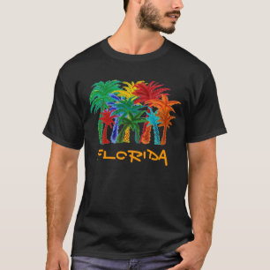Camisa para hombre de las palmeras de la Florida