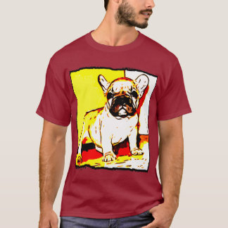Camisa para hombre del bulldog francés