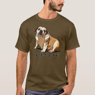 Camisa para hombre del bulldog inglés