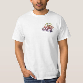 Camisa para hombre del camaleón tribal