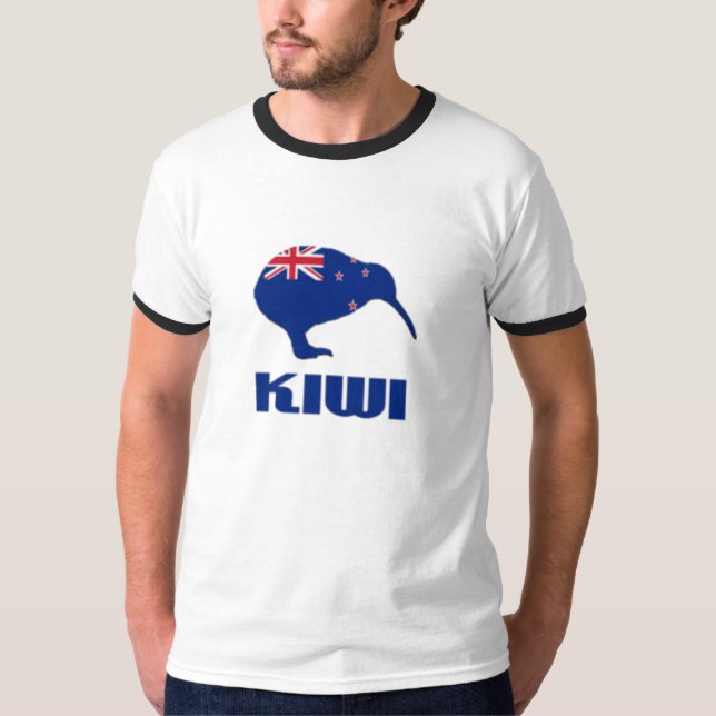 Camisa para hombre del campanero del kiwi de Nueva (Anverso)