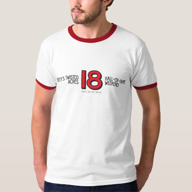camisa para hombre del campanero hof18 (Anverso)