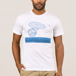 Camisa para hombre del dirigible no rígido del