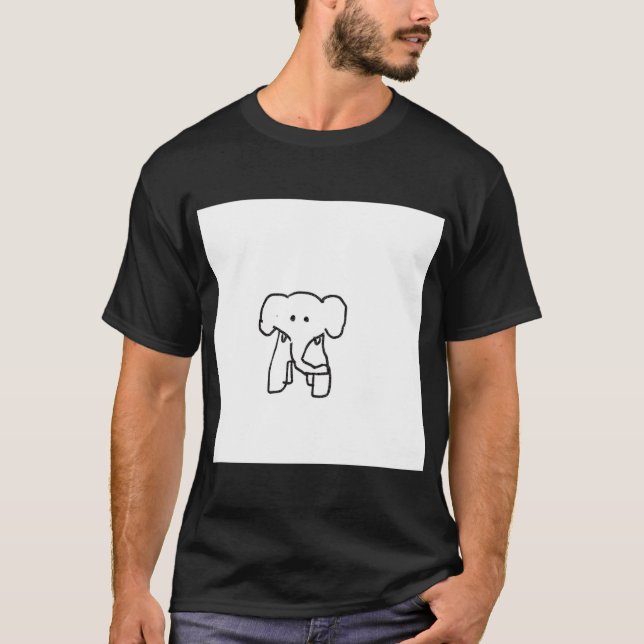 camisa para hombre del elefante (Anverso)