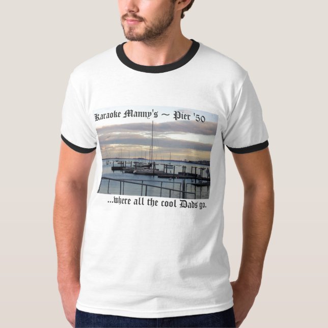 Camisa para hombre del embarcadero '50 de Manny (Anverso)