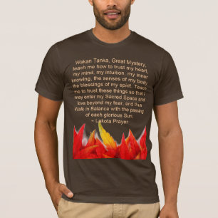 camisa para hombre del rezo del lakota