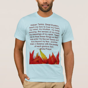 camisa para hombre del rezo del lakota