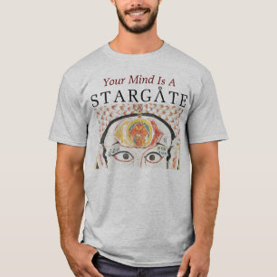 camisa para hombre del stargate de la mente