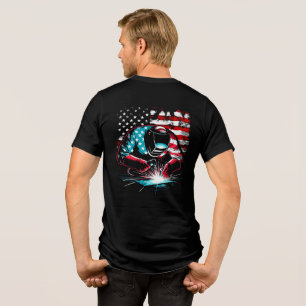 Camisa para hombre Patriot USA Flag Welder Strikin