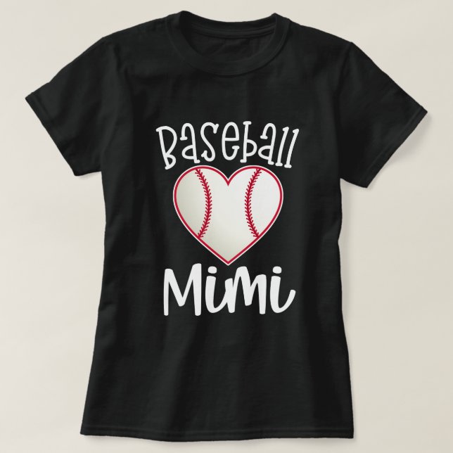 Camisa para mujer de la abuela del T-ball del (Diseño del anverso)