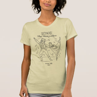 Camisa para mujer del cascanueces del programa del