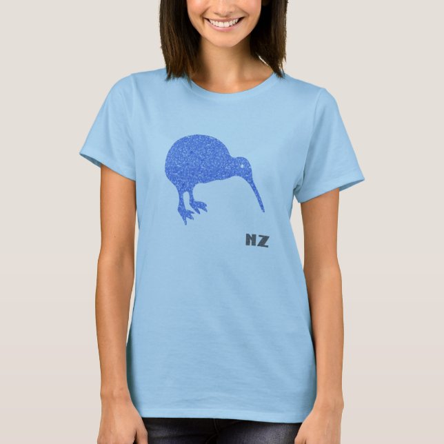 Camisa para mujer del kiwi de Nueva Zelanda (Anverso)