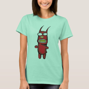Camisa para mujer del monstruo rojo