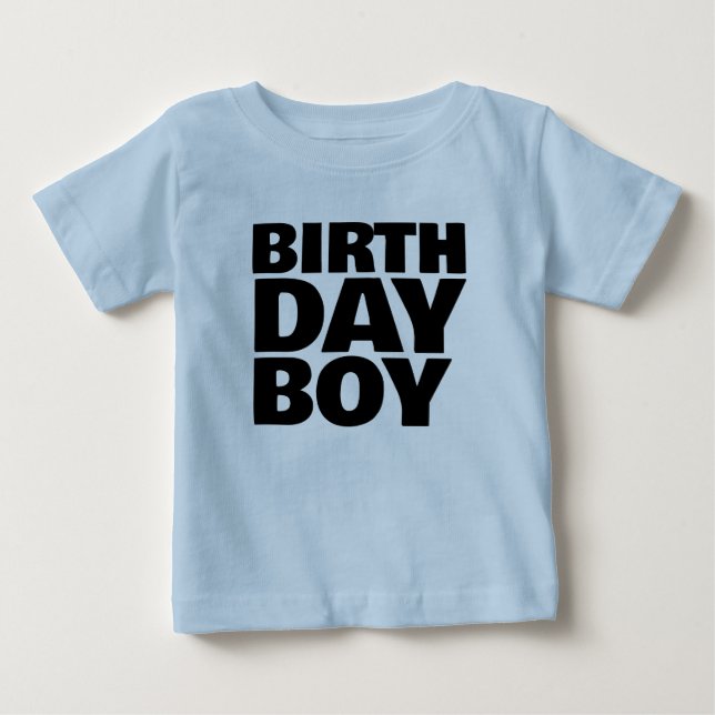CAMISA PARA NIÑOS BIRTHDAY BOY (Anverso)