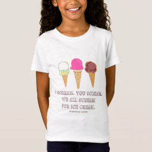 Camisa para niños con crema de hielo