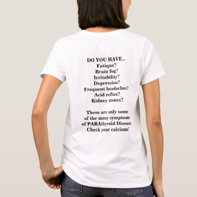 Camisa paratiroides adaptable de la conciencia de (Reverso)