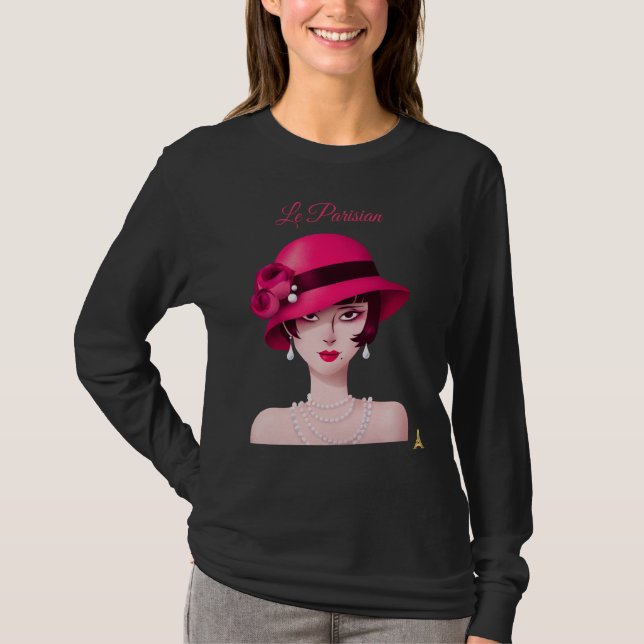 Camisa parisina (negro) (Anverso)