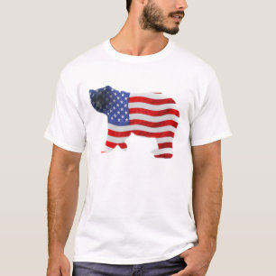 Camisa Patriótica al estilo de la Bandera y BEAR d