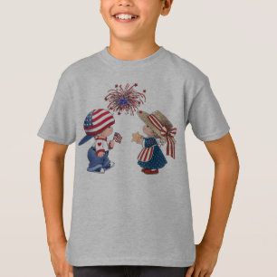 Camisa patriótica de los niños
