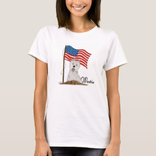 Camisa patriótica de Westie