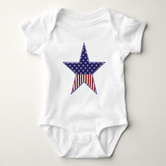 Camisa patriótica del niño de la bandera de la