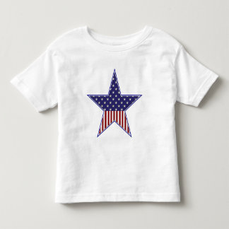 Camisa patriótica del niño de la bandera de la