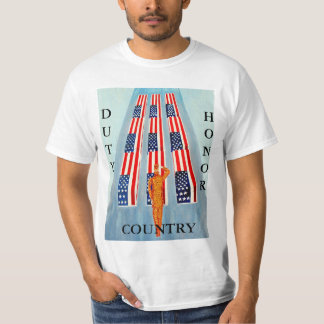 Camisa patriótica del país del honor del deber