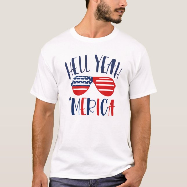 Camisa patriótica "grita a Estados Unidos" - Orgul (Anverso)
