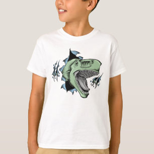 Camisa peligrosa del dinosaurio del Tyrannosaurus