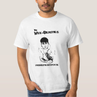 Camisa Pequenita-Beasties de la lucha de la bebida