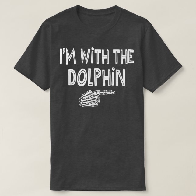 Camisa perezosa de disfraces de DOLPHIN Halloween, (Diseño del anverso)