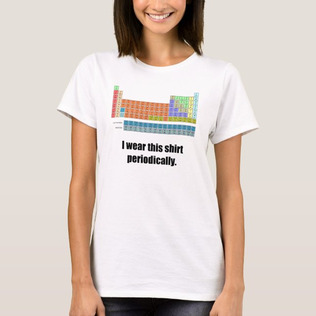 Camisa periódica divertida (Anverso)